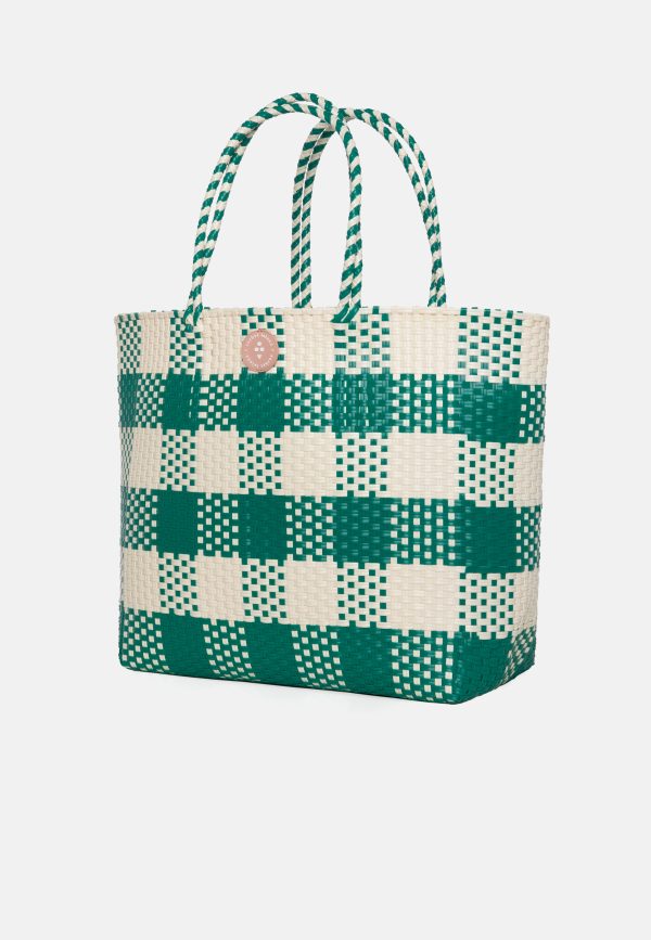 Πλεκτή Tote Bag Πράσινη